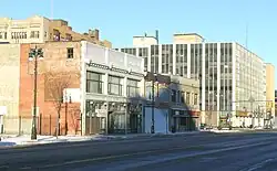 West side of Woodward