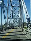 Deck of the original bridge in 2009