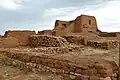 Pecos Pueblo in Pecos, New Mexico, one of a number of NRHP sites administered by the National Park Service