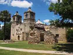 The area surrounding the mission.