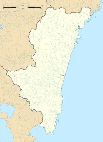 Mimitsu Station is located in Miyazaki Prefecture