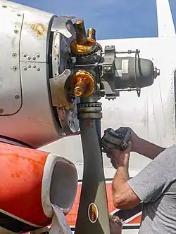 Propeller assembly.