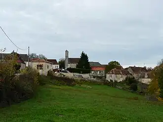 A general view of Montagnac-d'Auberoche