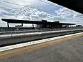 Passenger shelter on Platform 2, November 2024