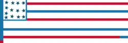 Digital reconstriction of a unique pioneer flag