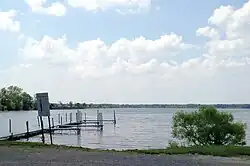 Mosquito Lake just west of Mecca Center