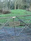 Motte at Sorbie tower.