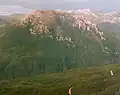 Mount Huxley from the air – from the southwest, and higher than picture at top.