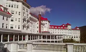 Mount Washington Hotel Presidential Wing view, 2014