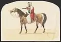 Turkish empire pistolier from the early 19th century