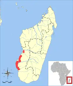Map of range