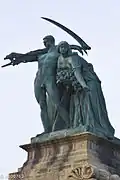 Labour and Wealth (on the left colonnade)