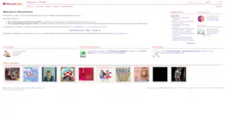 MusicBrainz homepage.