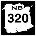 Route 320 marker