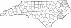 Location of Kingstown, North Carolina