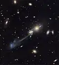 NGC 3561, which is part of this galaxy cluster, with the Schulman 0.8m Telescope on the Mount Lemmon Observatory