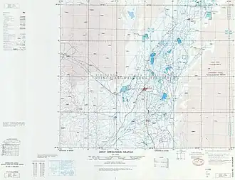 Map including Poskam (labeled as ZEPU TSE-P'U) (DMA, 1980)