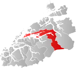 Molde within Møre og Romsdal