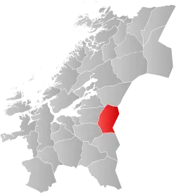 Meråker within Trøndelag