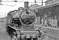 Locomotive NS 3760 in Amersfoort. (1953)