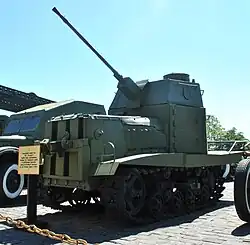 Soviet NI tank improvised fighting tractor of WWII