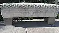 Lintel inscribed with menorah