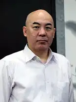Naoki Hyakuta cropped 2 Naoki Hyakuta and Kiyoaki Kawanami 20171029.jpg