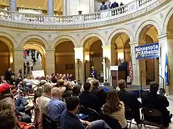 Humanists, atheists and agnostics held this event in support of the separation of church and state. and as a protest to the government endorsed National Day of Prayer on May 6, 2010.