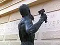 Detail of the south side of the memorial