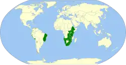 Map of range