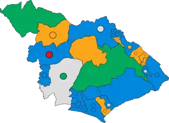 2023 results map