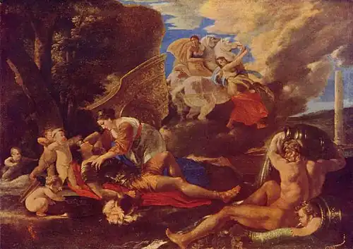 Renaud et Armide, 1635, Pushkin Museum