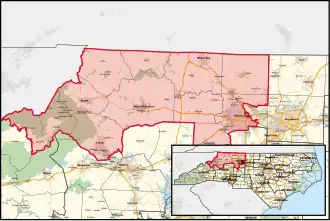 District boundaries from 2023 to 2025