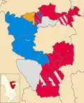2003 results map