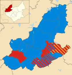 2011 results map