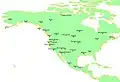 Standard cross-cultural sample, North America region