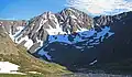 The steep north face of The Ramp
