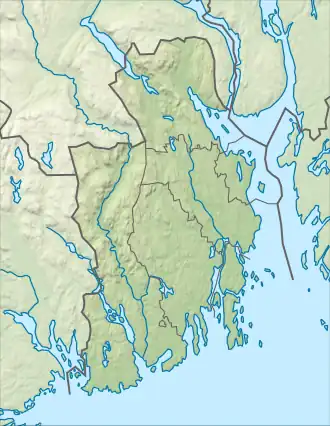 Hallevannet is located in Vestfold