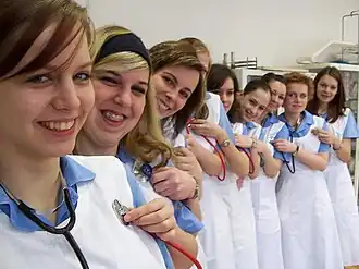 Czech nursing students 2006.