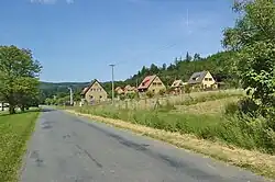 View from the east