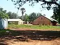 The Protestant mission (ex AIM) at Obo, as seen from the rear.