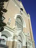 Old Sacred Heart Co-Cathedral façade detail
