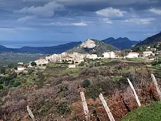 A general view of Olmeta-di-Tuda village