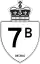 Highway 7B marker