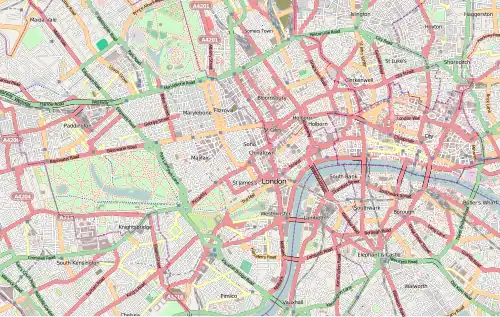Soho is located in Central London