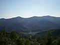 Opir river valley (view from the Zelemyanka ridge&nbsp;[uk]).