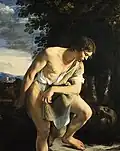 Orazio Gentileschi, David Contemplating the Head of Goliath