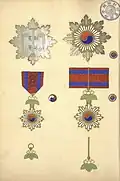 Top: 2nd Class Bottom right: 3rd Class Bottom left: 4th Class