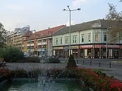 View of downtown Orosháza