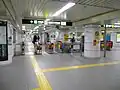 Ticket gate of subway station